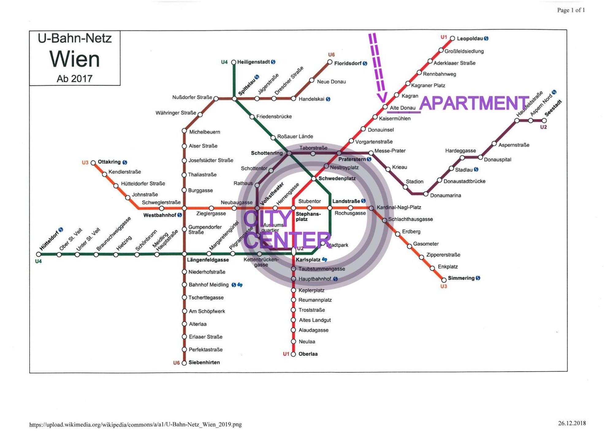 Yuki'S Place - Un-Vic, Danube Beach And Subway Near To Downtown Viena Exterior foto
